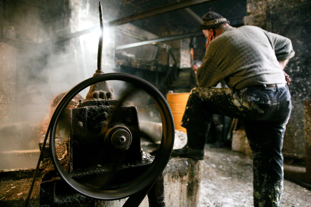 Le processus traditionnel de fabrication du savon d'Alep